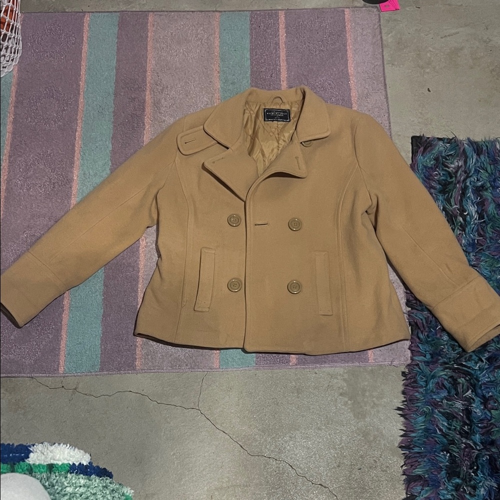 American eagle  Women's Tan Pea Coat